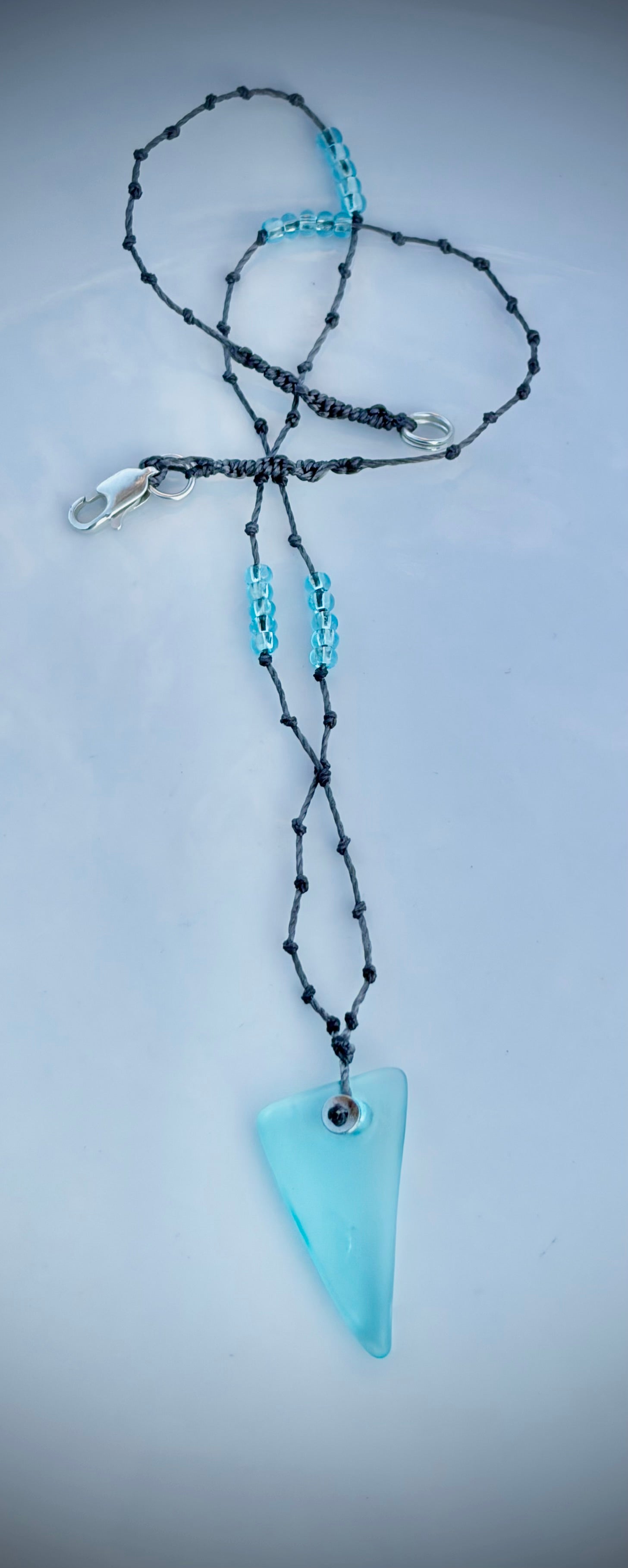 Aqua Glass necklace