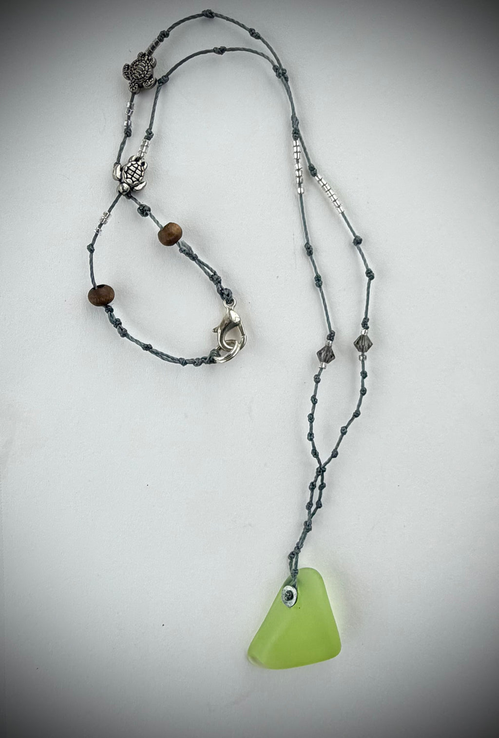 Citron yellow - Glass Necklace