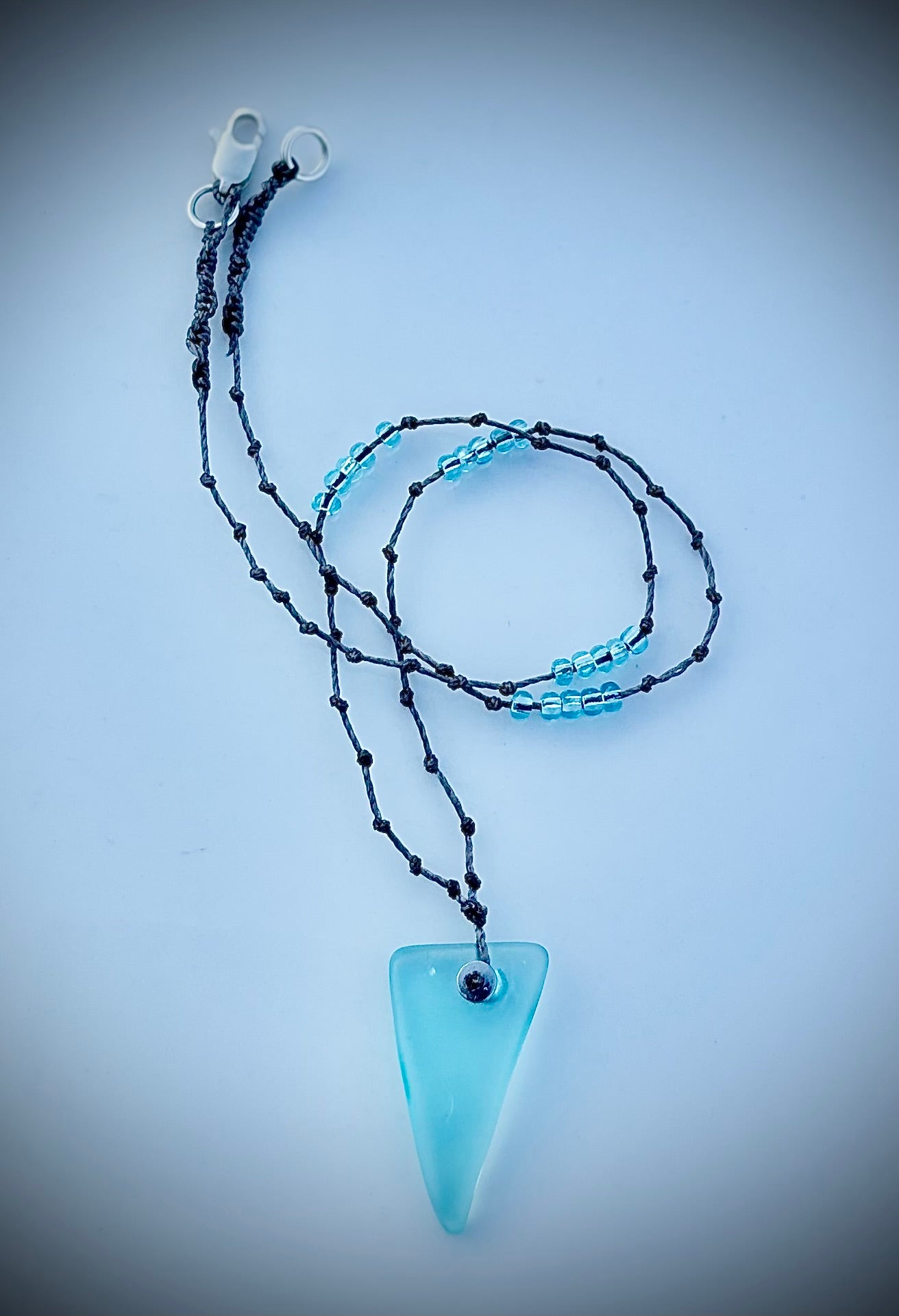 Aqua Glass necklace