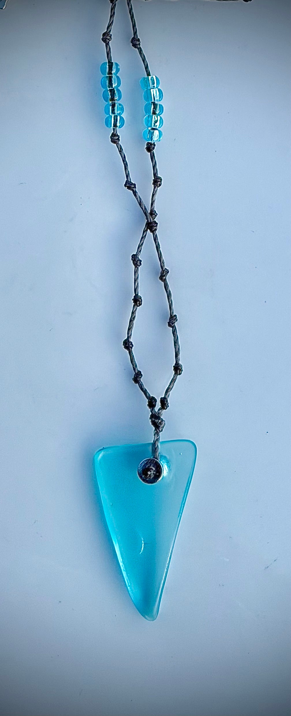 Aqua Glass necklace