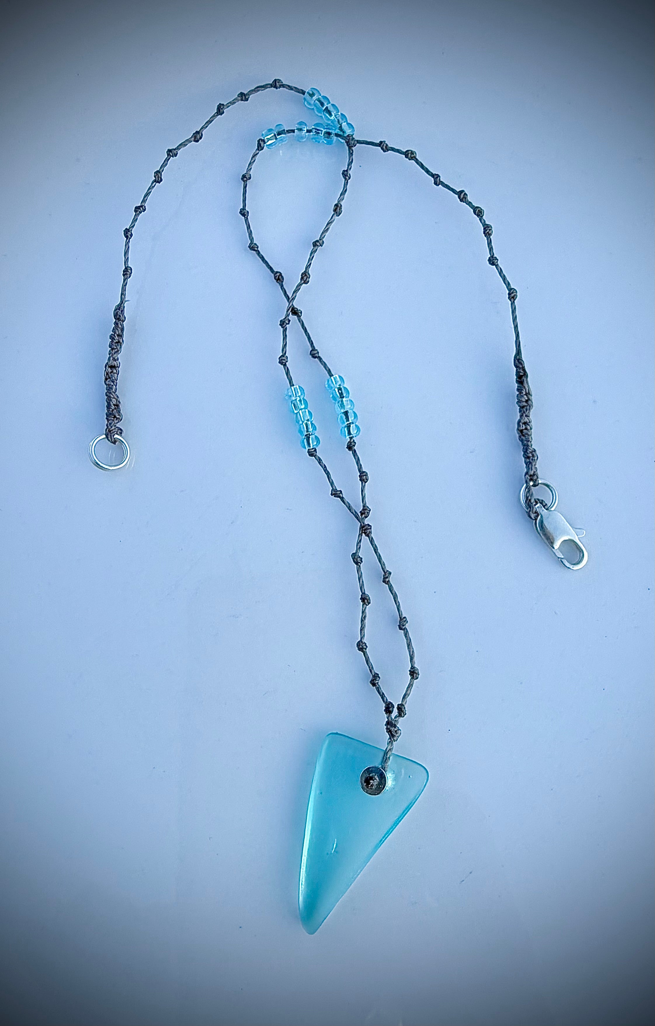 Aqua Glass necklace